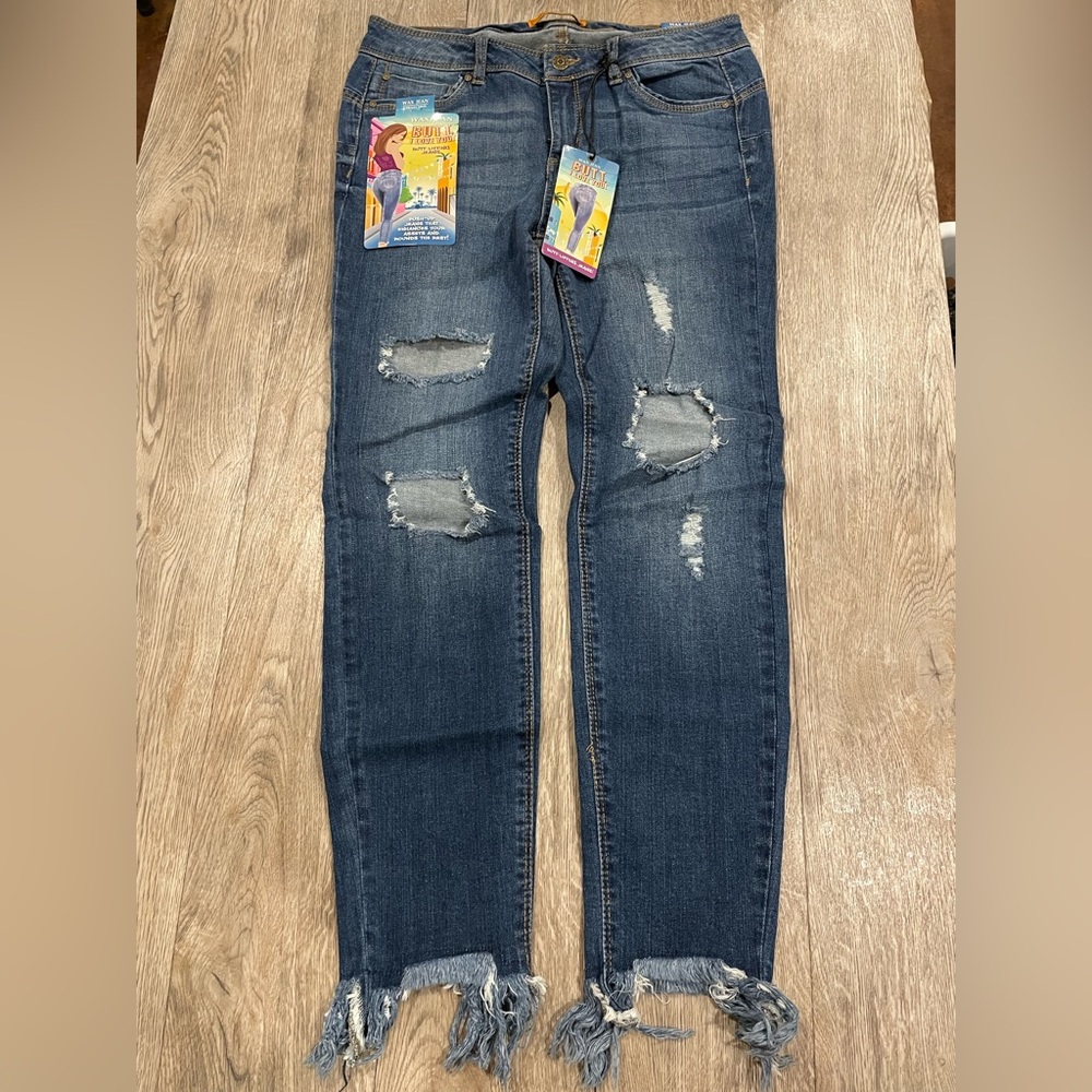 Womens butt lift Wax jeans